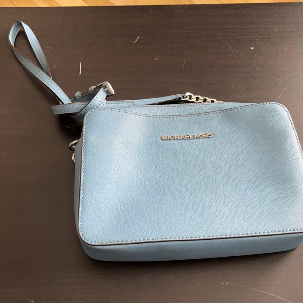 Michael Kors Baby Blue Crossbody Bag